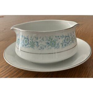 Royal Wentworth Princess 8901 Blue Floral Gravy Boat